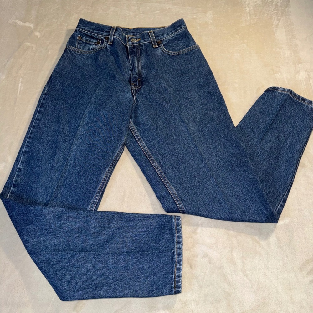 Vintage Levis 550 Relaxed Fit Tapered Leg Jeans Medium Wash High Rise 6 MIS S